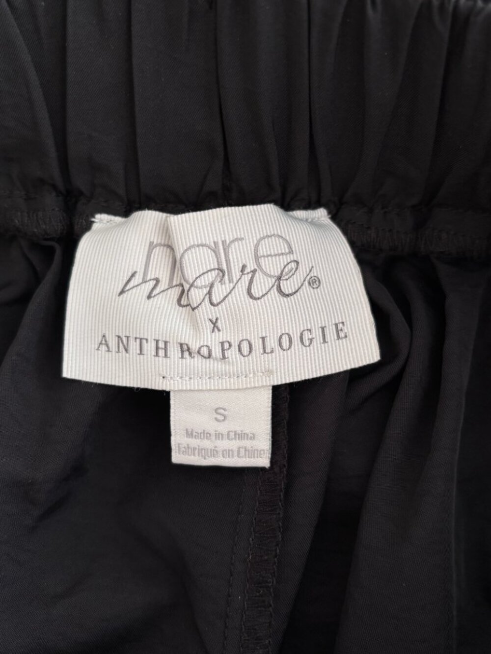 Mare Mare x Anthropologie A-Line Midi Skirt in Black - Picture 9 of 9